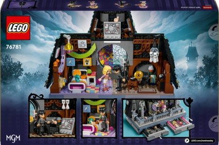 76781 LEGO® Wednesday Wednesday un Enid kopmītnes istaba 