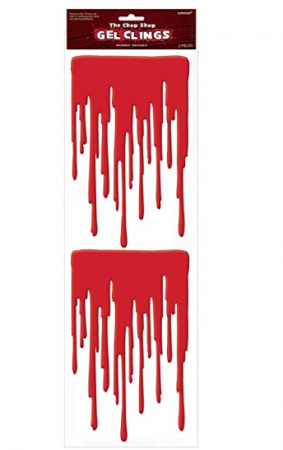 AMSCAN  Chop Shop Asiņu Pilieni 49 x 16 cm, 2 Gēla Stiprinājumi, 227517 227517