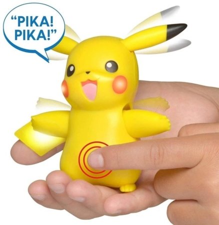 POKEMON interaktīvā figūriņa Pikachu ar skaņas efektiem, PKW3901 