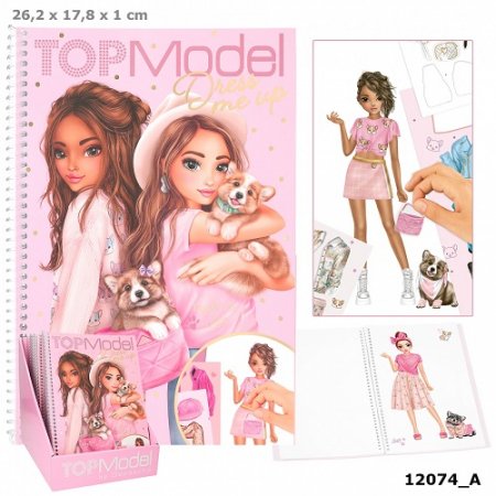 TOPMODELIS Dress Me Up Big uzlīmju grāmata, 12074 12074