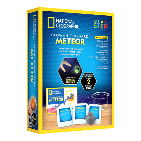 NATIONAL GEOGRAPHIC komplekts Glow in the Dark Meteor, RTMETEORINT 