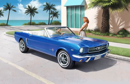 REVELL 1:24 automodelis Ford Mustang 60th Anniversary, 05647 