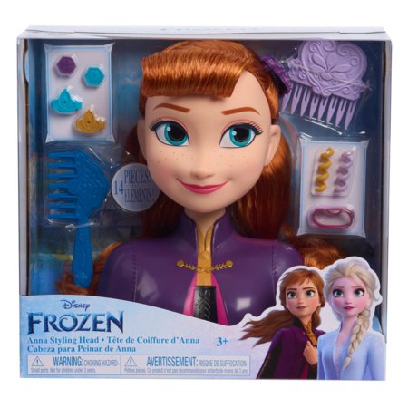 JUST PLAY DISNEY Frozen 2 Anna matu veidošanas galva Ana, 32811 