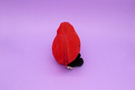 FLIPETZ plīša rotaļlieta - roze sirdī, Poppy red, 80400 