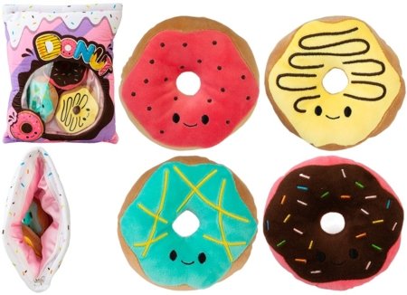 MOCHI POP plīša rotaļlieta Snack Pack Donut, 16 cm, sortiments, 456395 