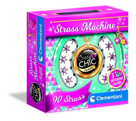 CLEMENTONI Crazy Chic uzpildes Strass mašīna, 18728 18728