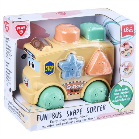 PLAYGO INFANT&TODDLER formu šķirotājs Jautrais autobus, 4808 