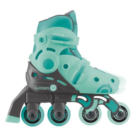 GLOBBER skrituļslidas Learning Skates 2 in 1, izmērs 26–29, piparmētru krāsas, 780-206 