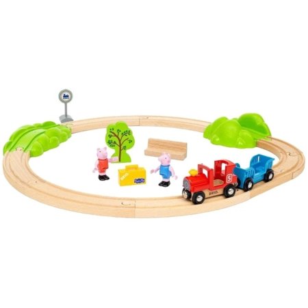 BRIO PEPPA PIG vilciena komplekts ar sliedēm, 36123 