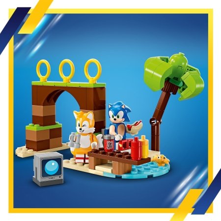 76997 LEGO® Sonic the Hedgehog™ Tails piedzīvojumu laiva 