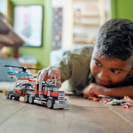 31146 LEGO® Creator Kravas Auto Ar Platformu Un Helikopteru 