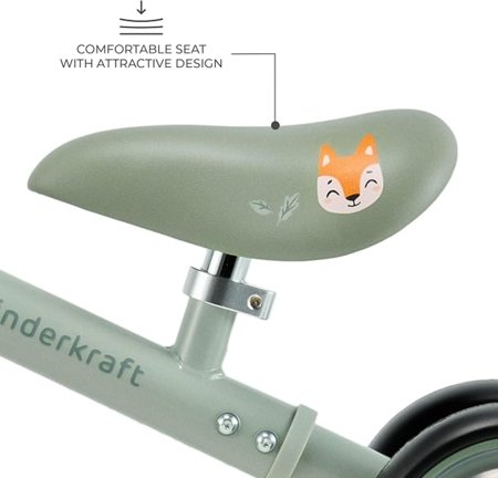 KINDERCRAFT līdzsvara velosipēds CUTIE FLASH, zaļš, KRCUFL00GRE0000 