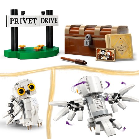 76425 LEGO® Harry Potter™ Hedviga Dzīvžogu ielā 4 