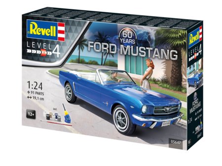 REVELL 1:24 automodelis Ford Mustang 60th Anniversary, 05647 