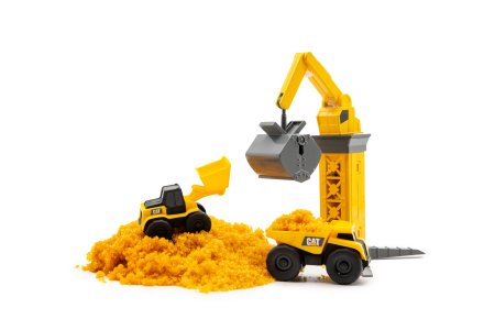 "CAT rotaļu komplekta būvlaukums ""Little Machines Ground Crew"", 83376" 83376