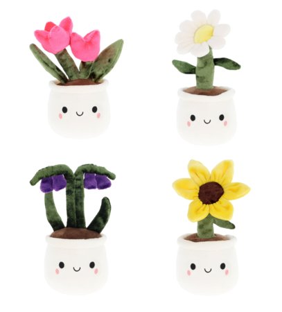 KEELTOYS Plīša rotaļlieta - puķupods 12cm., SF3424 