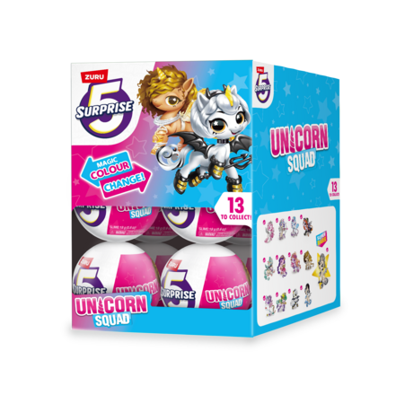 5 SURPRISE miniatūru komplekts Unicorn Squad, sortiments, 77595GQ1 