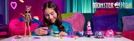 MONSTER HIGH baisi saldā dzimšanas diena – kūkas rotaļu komplekts, JBG78