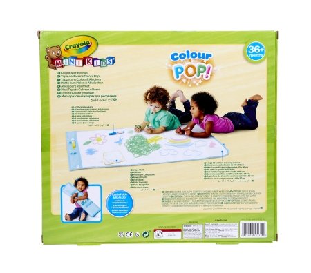 CRAYOLA MINIKIDS zīmēšanas galds Color & Erase Mat, 81-8132 