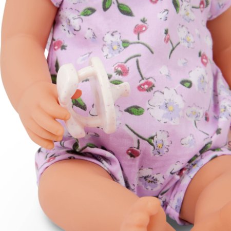 LULLABABY lelle ar ziedu raksta kleitiņu, LBY7303Z 