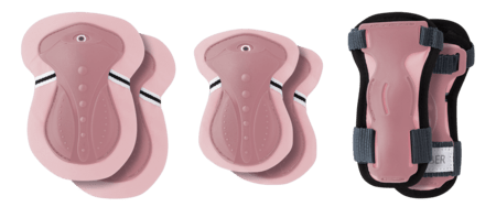 GLOBBER ceļu un elkoņu aizsargu komplekts, rozā, JUNIOR XS, 541-210 