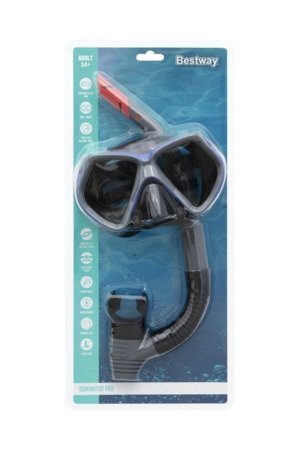BESTWAY snorkelēšanas maska Dominator komplekts, asort., 24069 