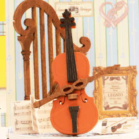 ROLIFE koka konstruktors Mūzikas instrumentu veikals, DS047 