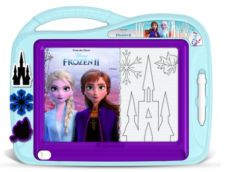 CLEMENTONI Science & Play magnētiskais rasējamais dēlis Frozen 2, 15290FO 