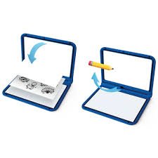 KIDYWOLF izgaismota zīmēšanas planšete, zila, KIDYDRAW-PRO-BU 