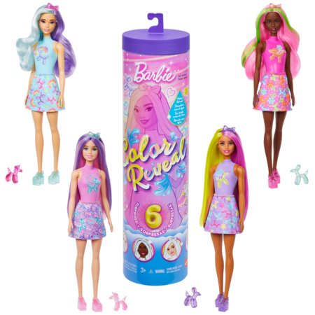 Color Reveal BARBIE dzīvnieku balonu sērija, sortiments., JFV58 