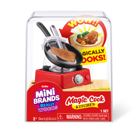 MINI BRANDS miniatūru komplekts Magic Cook Kitchen, 1. sērija, sortiments., 77789UQ1 