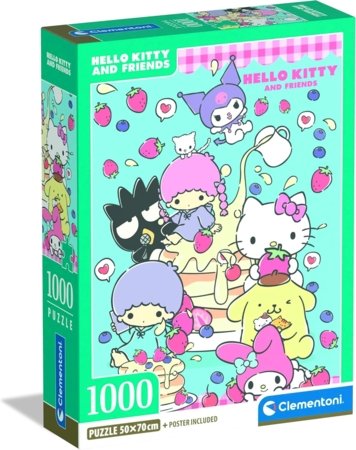 CLEMENTONI HELLO KITTY puzle, 1000 gab., 37117 