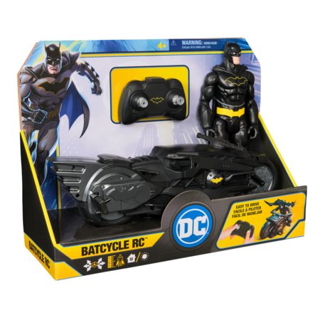 BATMAN tālvadības transportlīdzeklis ar figūriņu Betmens motocikls, 6072896 