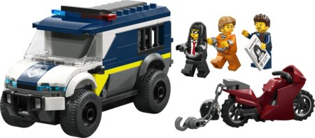 60479 LEGO® City Cietumnieku pārvadāšanas policijas furgons 