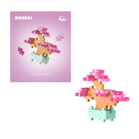 PLUS PLUS Konstruktors Pink bonsai, 4339 