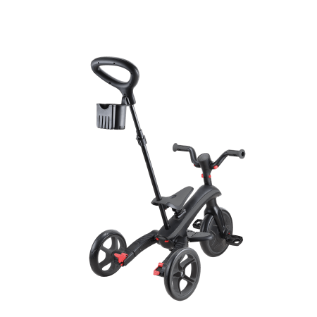 GLOBBER skrejritenis Explorer Trike 4in1, melni pelēks, 732-120 