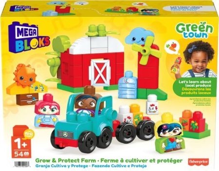 MEGA BLOKS zaļā pilsēta - ferma, HDL07 HDL07