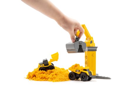 "CAT rotaļu komplekta būvlaukums ""Little Machines Ground Crew"", 83376" 83376