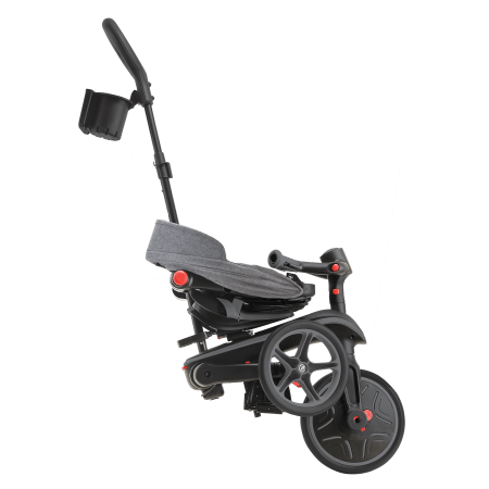 GLOBBER skrejritenis Explorer Trike 4in1, melni pelēks, 732-120 