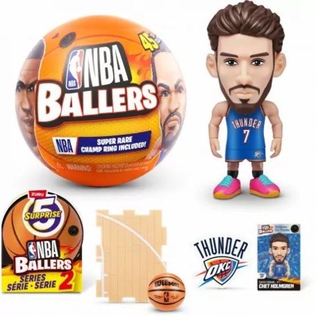 5 SURPRISE miniatūru komplekts NBA Ballers, sortiments, 77678GQ2 