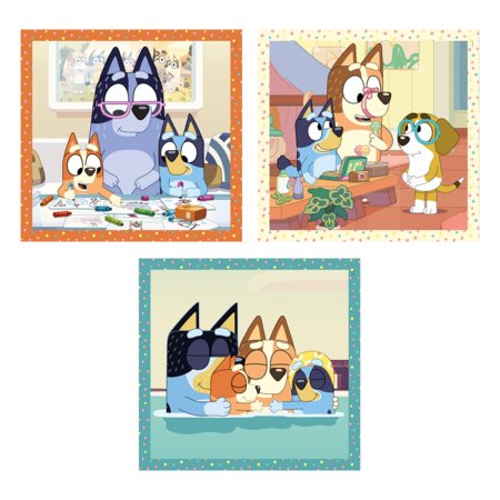 CLEMENTONI puzle Bluey, 3x48 gab., 25003 