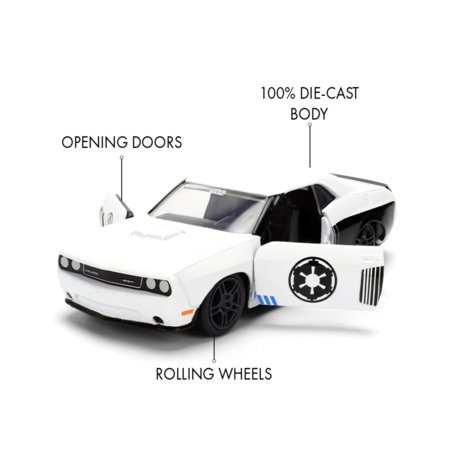 JADA Star Wars 1:32 Stormtrooper 2014 Dodge Challenger SRT8 modelis, 9336915314R00 