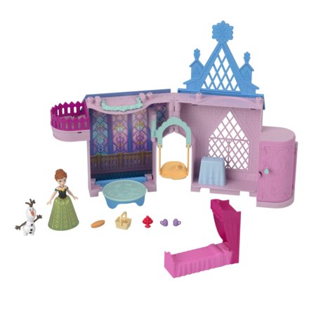 DISNEY FROZEN mazā lelle Anna un rotaļu komplekts, JDP65 