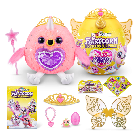 RAINBOCORNS plīša rotaļlieta ar piederumiem "Fairycorn Princess", 6 sērija, 9281 9281