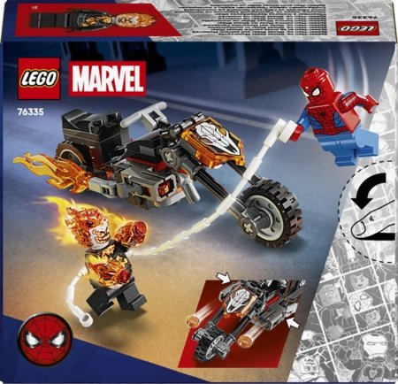 76335 LEGO® | Marvel Spider-Man pret Ghost Rider uz motocikla 