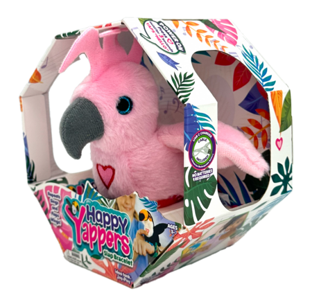 HAPPY YAPPERS interaktīva plīša rotaļlieta Kakadu, 9463 
