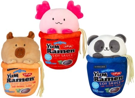 MOCHI POP plīša rotaļlieta TOP RAMEN KAWAII, 20 cm, sortiments, 456512 