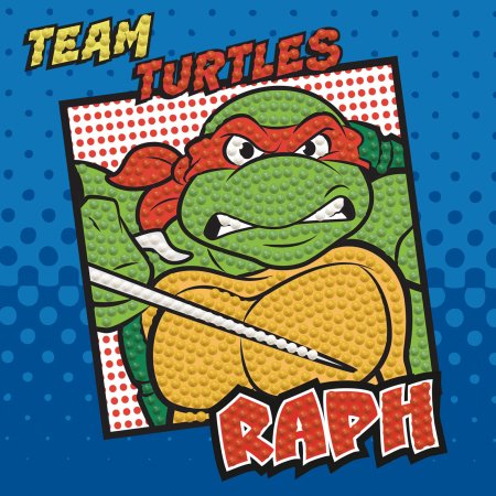 "DIAMOND DOTS radošs dimanta gleznas komplekts ""TMNT - Raph"", DTZ5.031" DTZ5.031