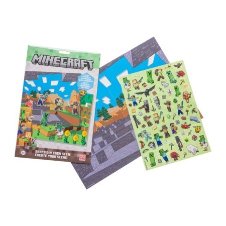 MINECRAFT uzlīmju komplekts Create your Scene, 166500310 