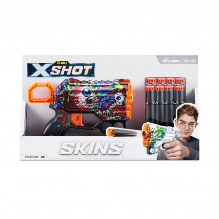 XSHOT spēļu ierocis Skins Menace, assort., 36515 36515